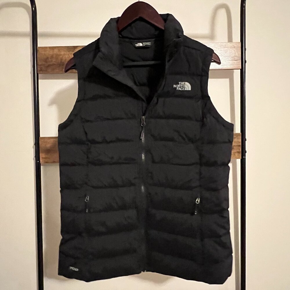 Like New The North Face Women's 700 Goose Down Vest Women's - Black - Large